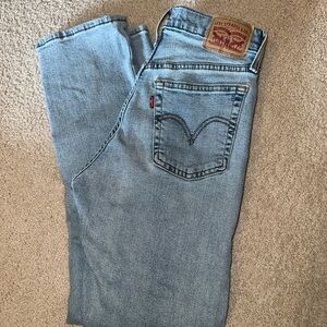 Levi's Blue Straight Leg Jeans Classic Style